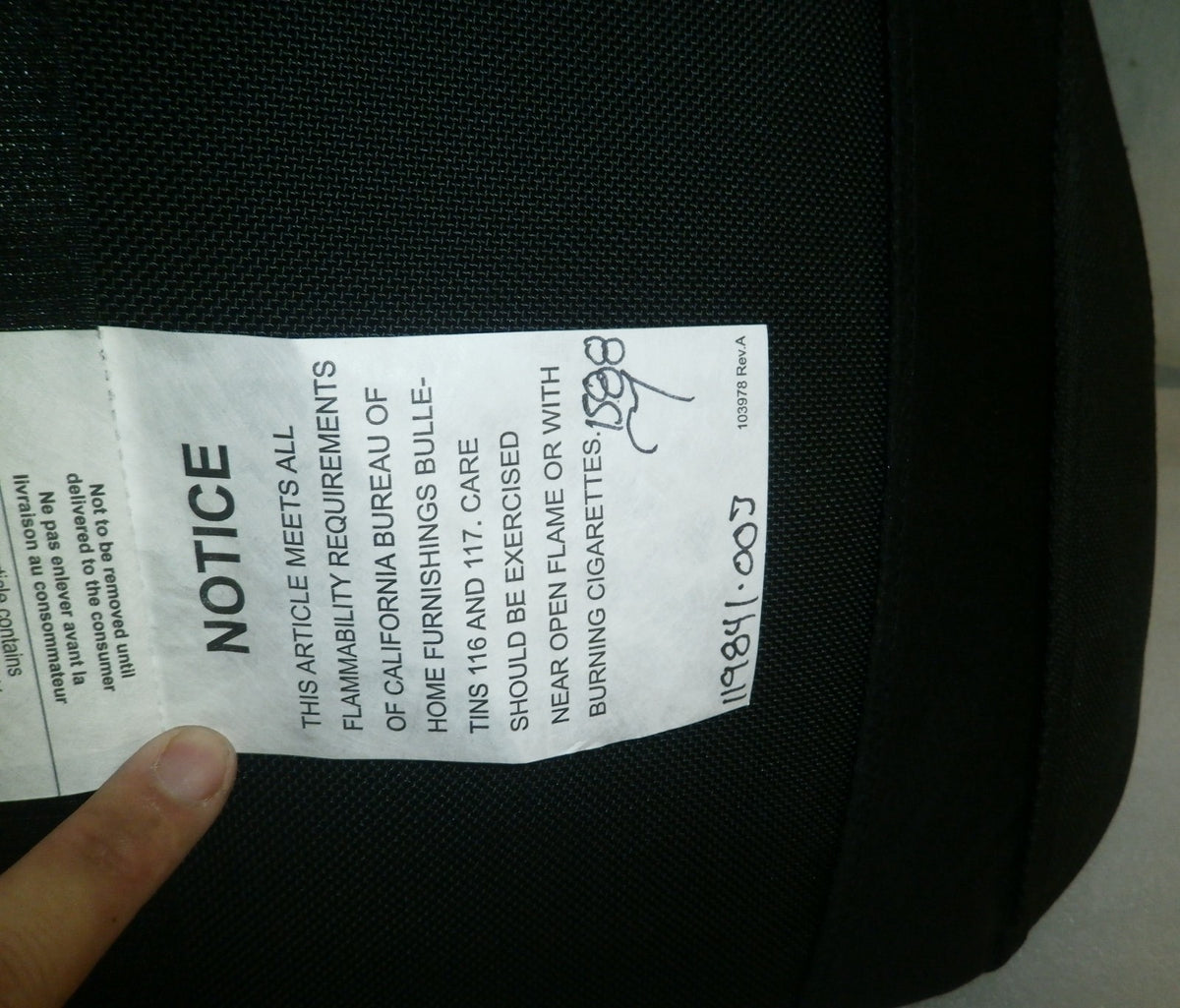 Wheelchair Back Jay Union Cushion Size 23x21" WITH COVER
