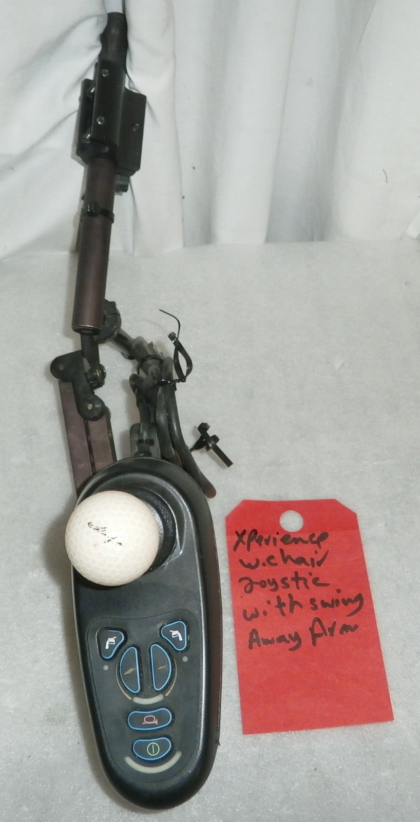 QUICKIE XPERIENCE WHEELCHAIR JOYSTICK D50680.01 WITH SWING AWAY ARM GOOD