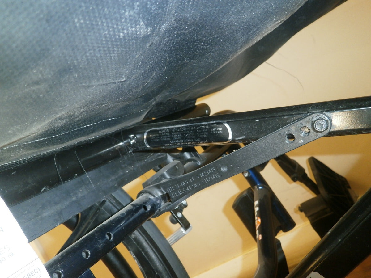 20 INCH INVACARE ATO MYON FOLDING WHEELCHAIR P/N 1193301 GOOD CONDITION