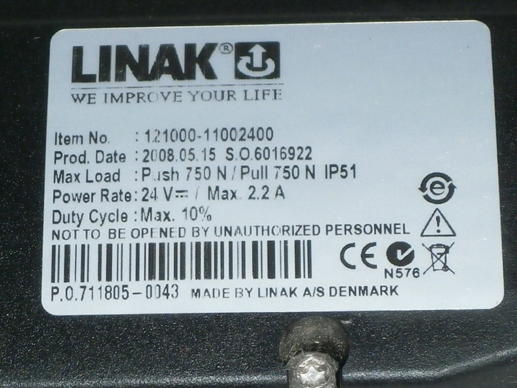 LINAK 121000-11002400 FOR ARJO MAXI 500 FLOOR LIFT BASE CONTROL WITH ALL PARTS