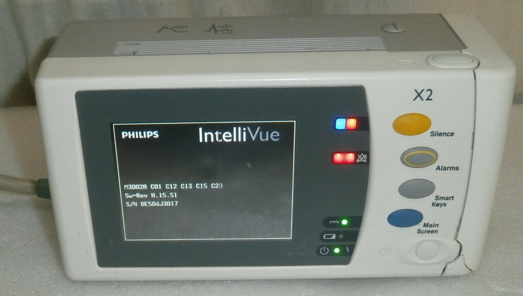 Philips IntelliVue X2 Vital Sign Patient Monitor M3002A Rev H (no battery)