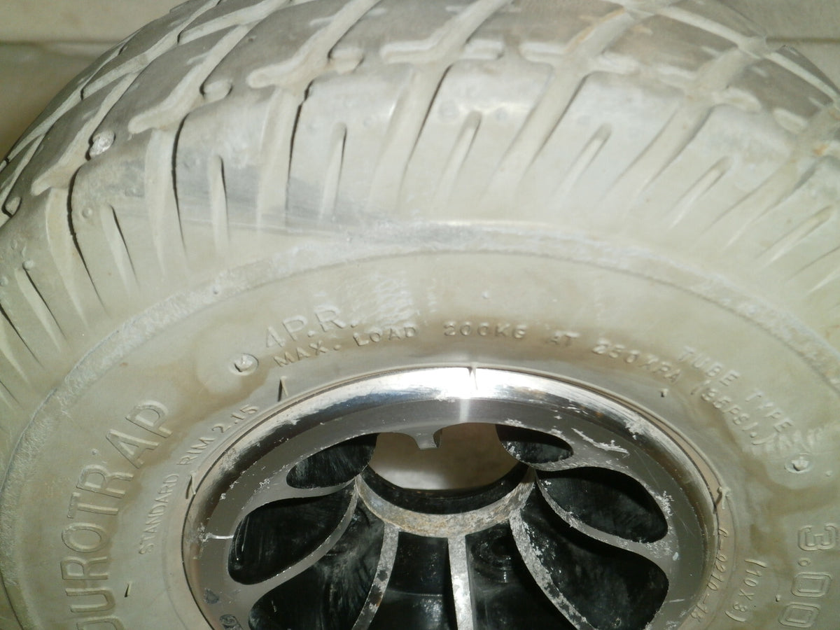 LOT OF 2 3.00-4 Primo Durotrap WHEELS SOLID FROM QUANTUM EDGE 2.0