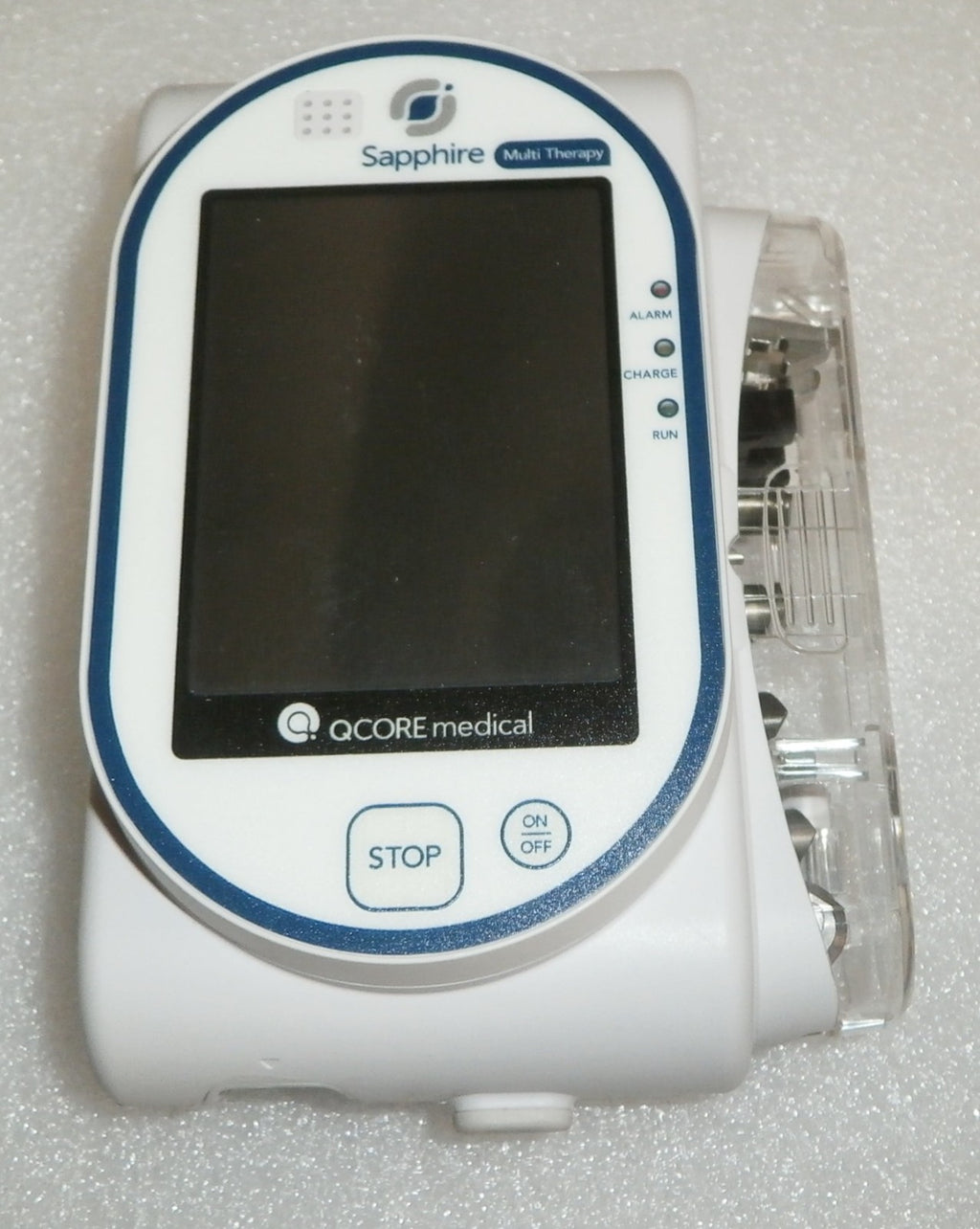 QCORE Sapphire multi therapy pump with accessories (has bad battery)