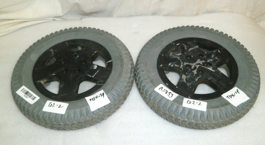 Set of 2 Primo Powertrax J6 Powerchair Wheels 3.00-8/C-2486-5