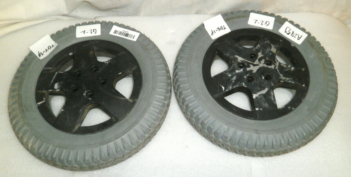 Set of 2 Primo Powertrax J6 Powerchair Wheels 3.00-8/C-2486-5