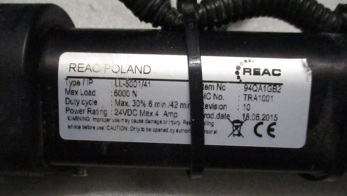 REAC ACTUATOR TYPE LL-5001-41 VERY GOOD WORKING CONDITION