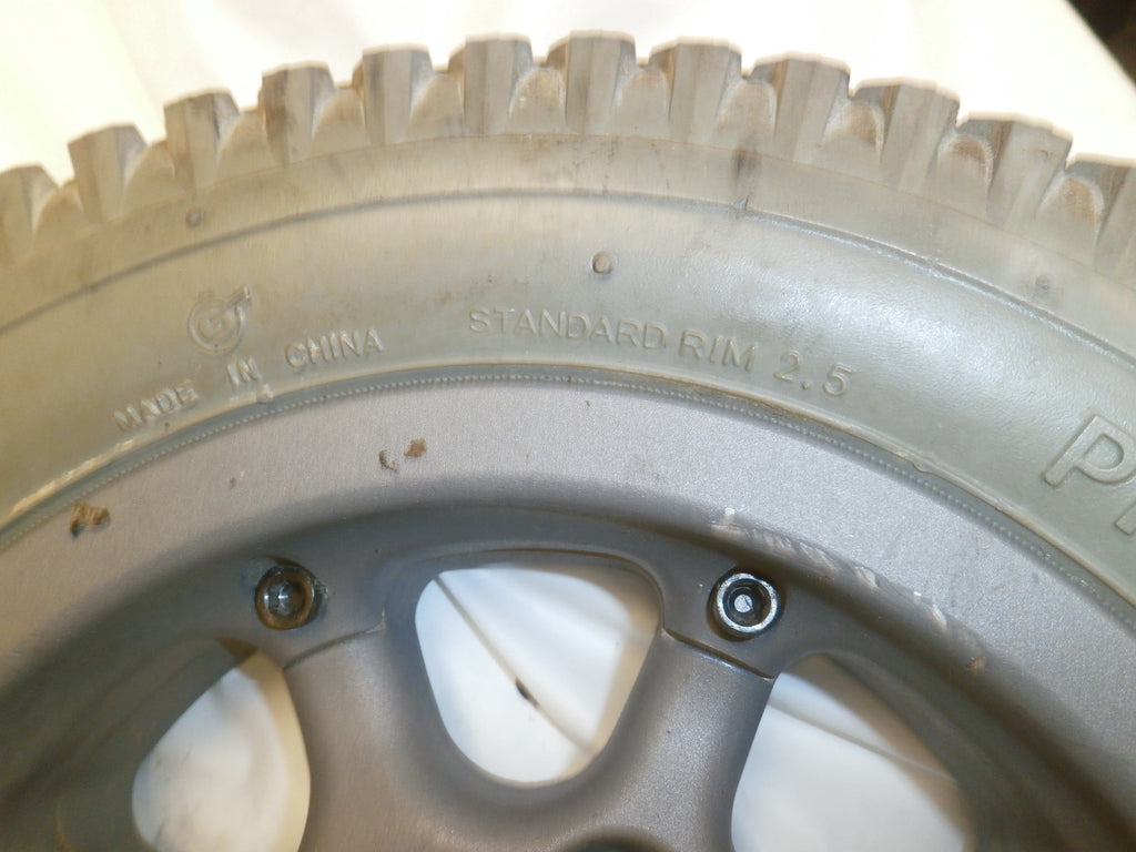 QUICKIE XPERIENCE WHEELCHAIR WHEELS SOLID 3.00-8 V. GOOD CONDITION