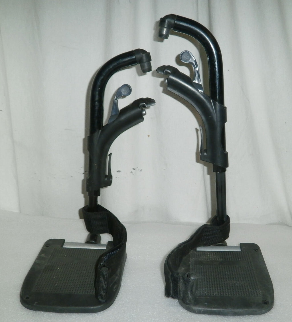 Pair of Invacare Action Leg rest for Wheelchair Has some Rust on Bolt