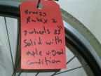 LOT OF 2 BREEZY RUBIX 2 WHEELS 23" SOLID VERY GOOD CONDITION