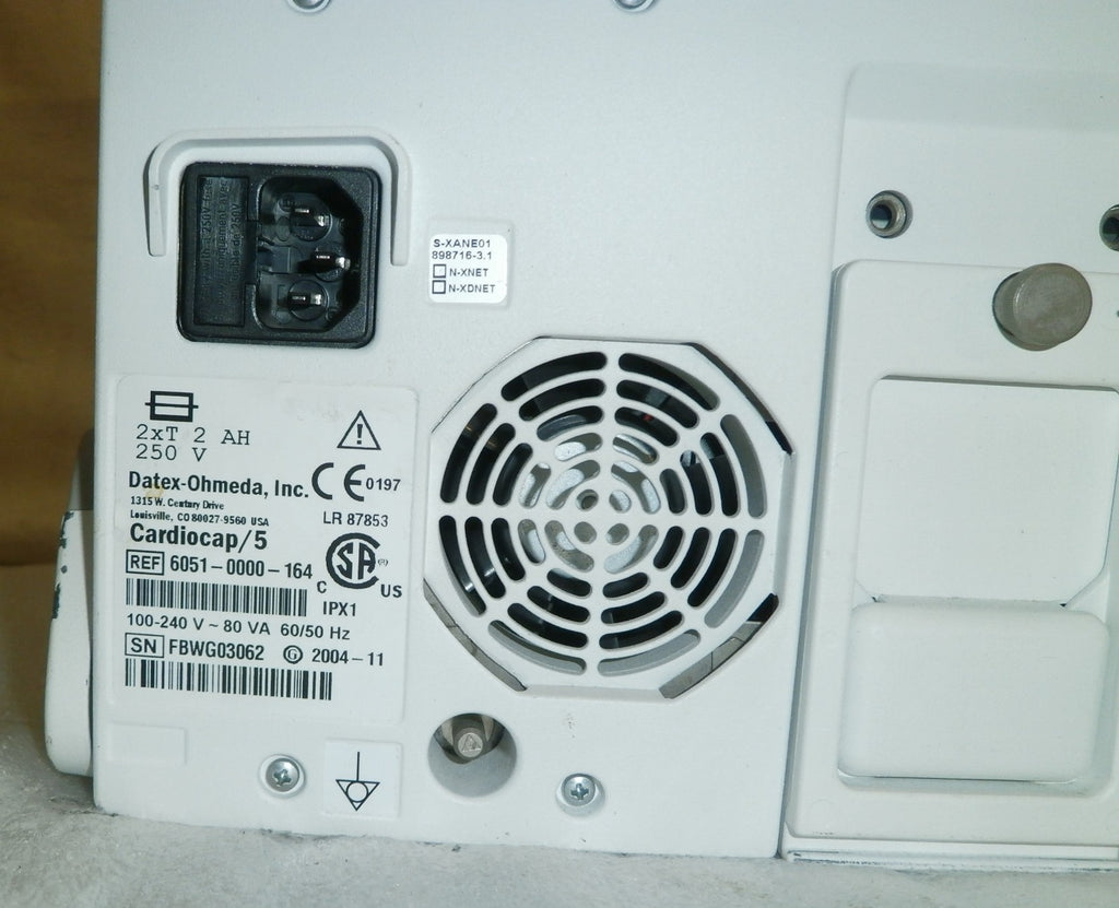 GE Datex-Ohmeda CardioCap 5 Monitor