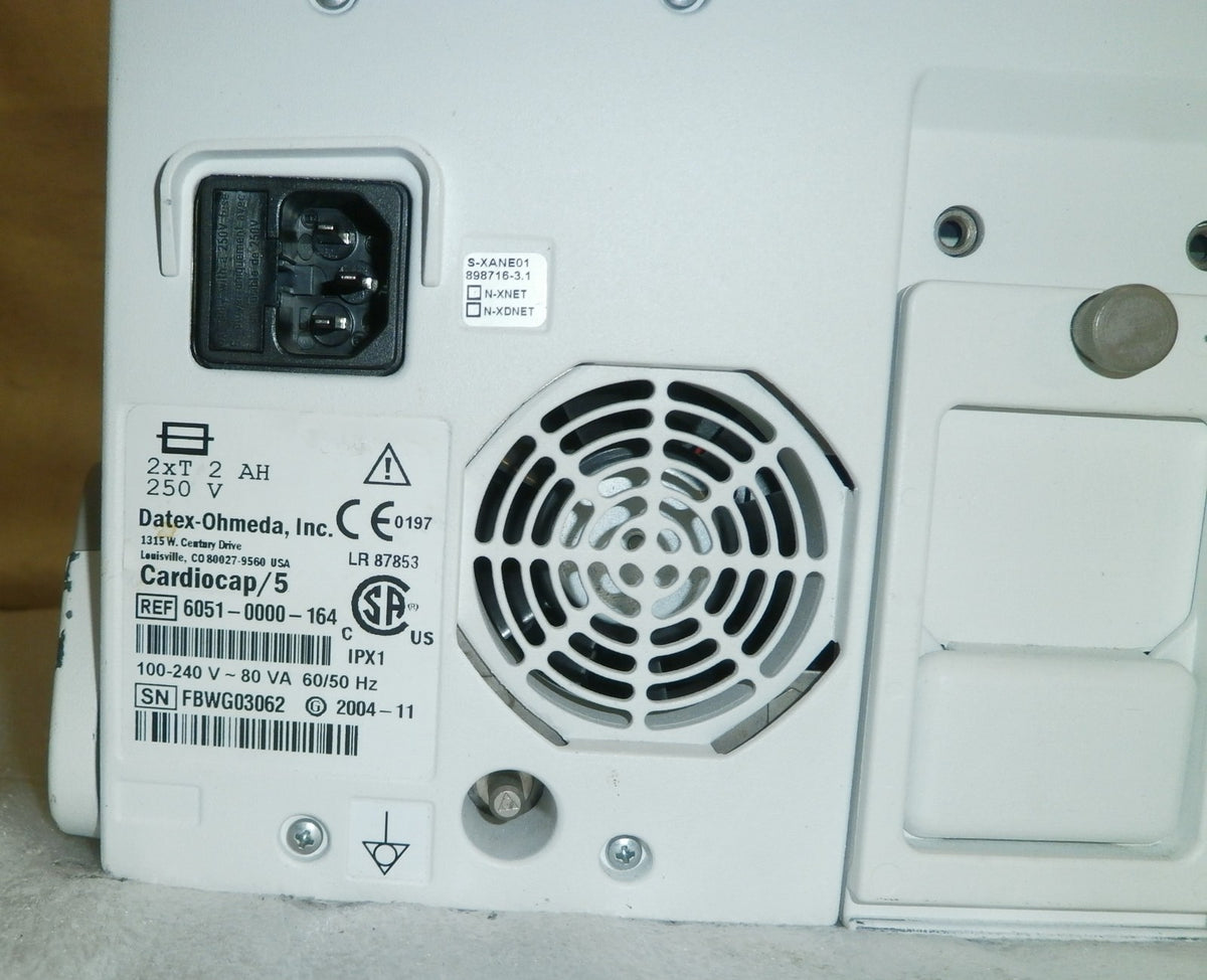 GE Datex-Ohmeda CardioCap 5 Monitor