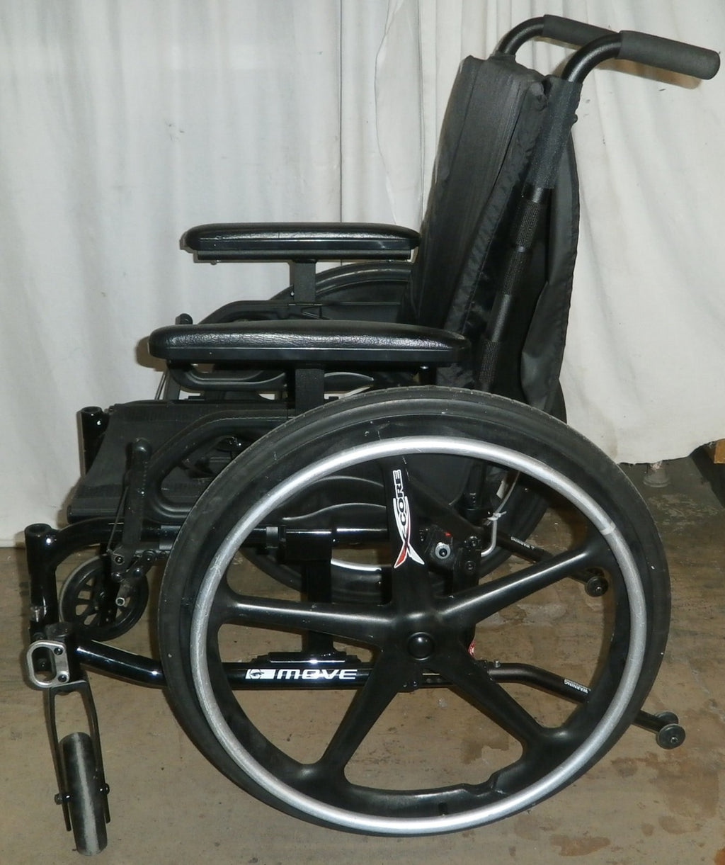 2022 16" SEAT WIDTH MOTION COMPOSITES MOVE WHEELCHAIR (no footrests)