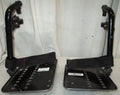 SET OF WHEELCHAIR FOOT REST GOOD CONDITION WITH MOUNT PLATES DIMENSION AS PHOTO