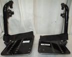 SET OF WHEELCHAIR FOOT REST GOOD CONDITION WITH MOUNT PLATES DIMENSION AS PHOTO