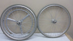 LOT OF TWO-ONE HAND DRIVE WHEELS 24 INCH FOR MYON WHEELCHAIR USED GOOD CONDITION