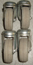 Medium 3 Inch Casters Wheels Nylon Wheels Castors Bolt Hole Bearing H. duty