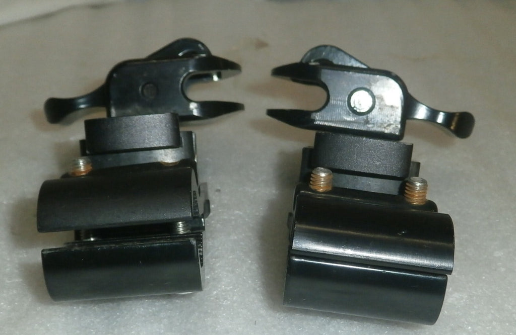 SET OF 2 WHEELCHAIR BACK SUPPORT BRACKET GOOD AS PICTURE