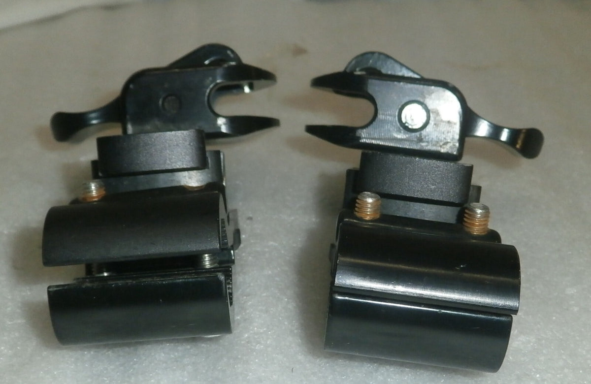 SET OF 2 WHEELCHAIR BACK SUPPORT BRACKET GOOD AS PICTURE