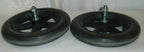 LOT OF 2 SOLID WHEELS 12.5 X 2 1/4 USED GOOD CONDITION