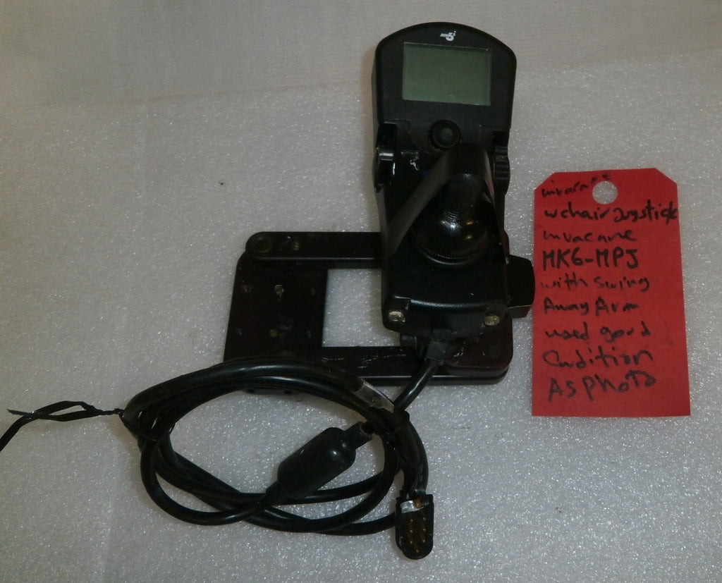 INVACARE WHEELCHAIR JOYSTICK MK6-MPJ GOOD CONDITION WITH SWING AWAY ARM