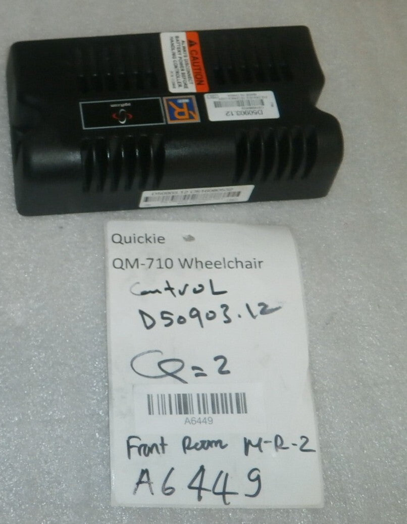 RNET WHEELCHAIR CONTROLS D50903.12 FROM QUICKIE QM-710 GOOD CONDITION