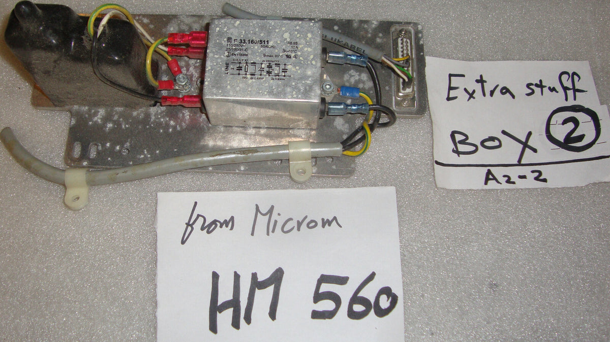 MICROM HM560 POWER PARTS F33.160-511 AS PICTURES