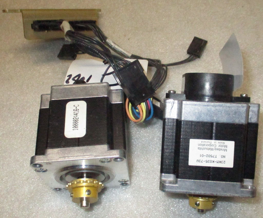 2 X MINEBEA MATSUSHITA 23KM-K035-73W HYBRID STEPPER MOTOR FROM SIEMENS VISTA500