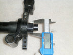 Quickie GT Wheelchair 16" Axle Complete - Rear Assembly Dimension As Photo