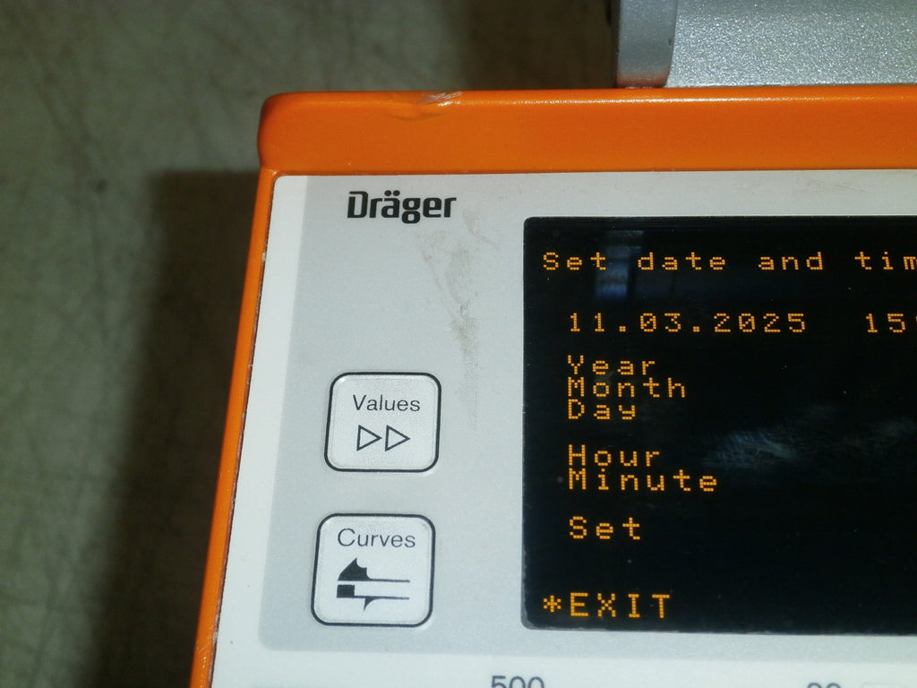 Drager Oxylog 3000 Ventilator 2M86955 - No Power Supply