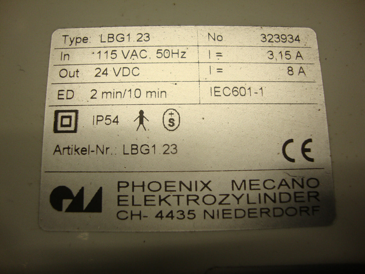 PHOENIX CONTROL BOX NR LBG1.23 AND HAND CONTROL FROM MICROM HM560 WITH REMOTE