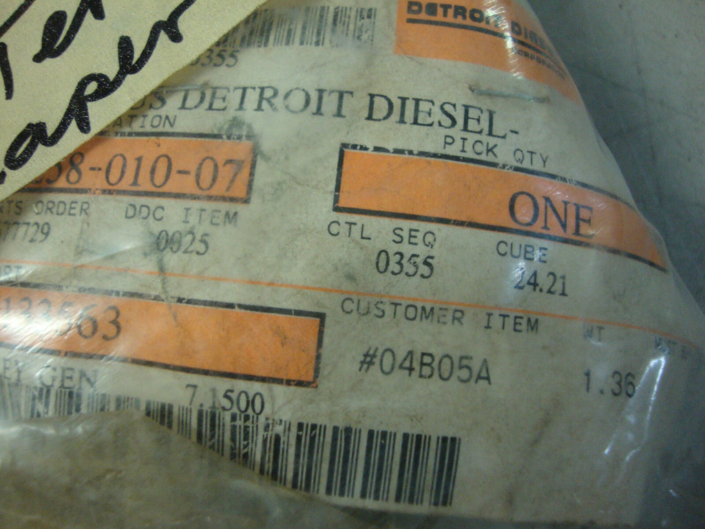ONE PULLEY #05133563 GENUINE DETROIT DIESEL ENGINE FITS 1988-1992 TEREX TS-14