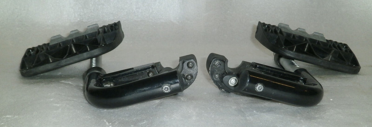 SET OF 2 WHEELCHAIR FOOT REST FRAMES DIMENSION AS PHOTO