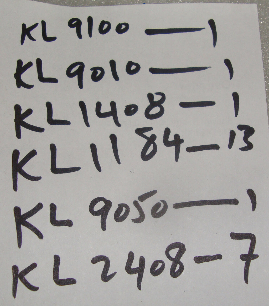 Lot BECKHOFF KL9100, KL9010, KL1408, 13 X KL1184, KL9050, 7 X KL2408