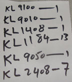Lot BECKHOFF KL9100, KL9010, KL1408, 13 X KL1184, KL9050, 7 X KL2408