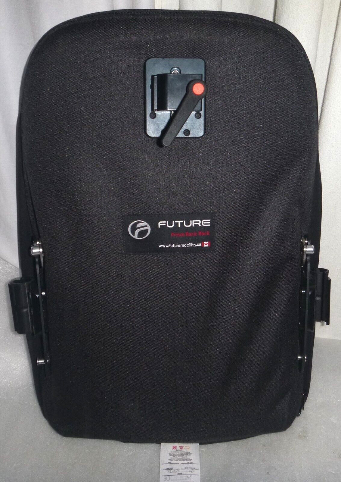 FUTURE PRISM BASIC BACK 16 X 20" FOR WHEELCHAIR W/ ACCESSORIES GOOD CONDITION
