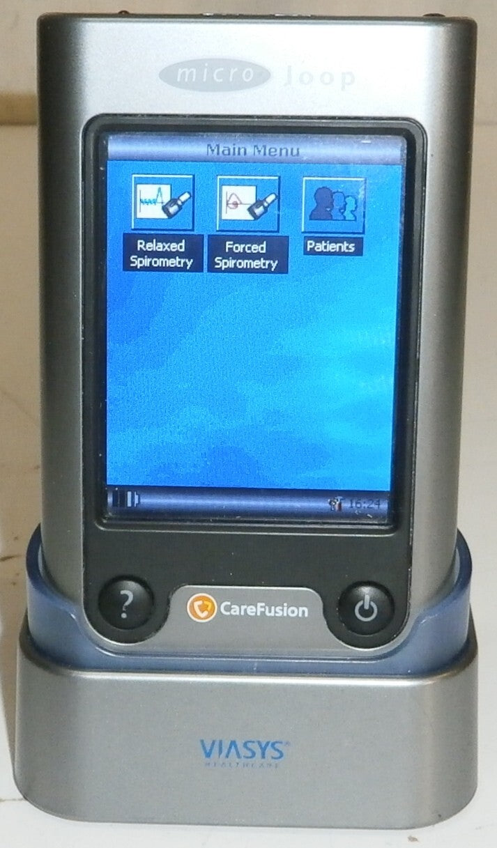 Carefusion Viasys Vyaire Microloop Spirometer ML3535 w/ Adapter & Accessories