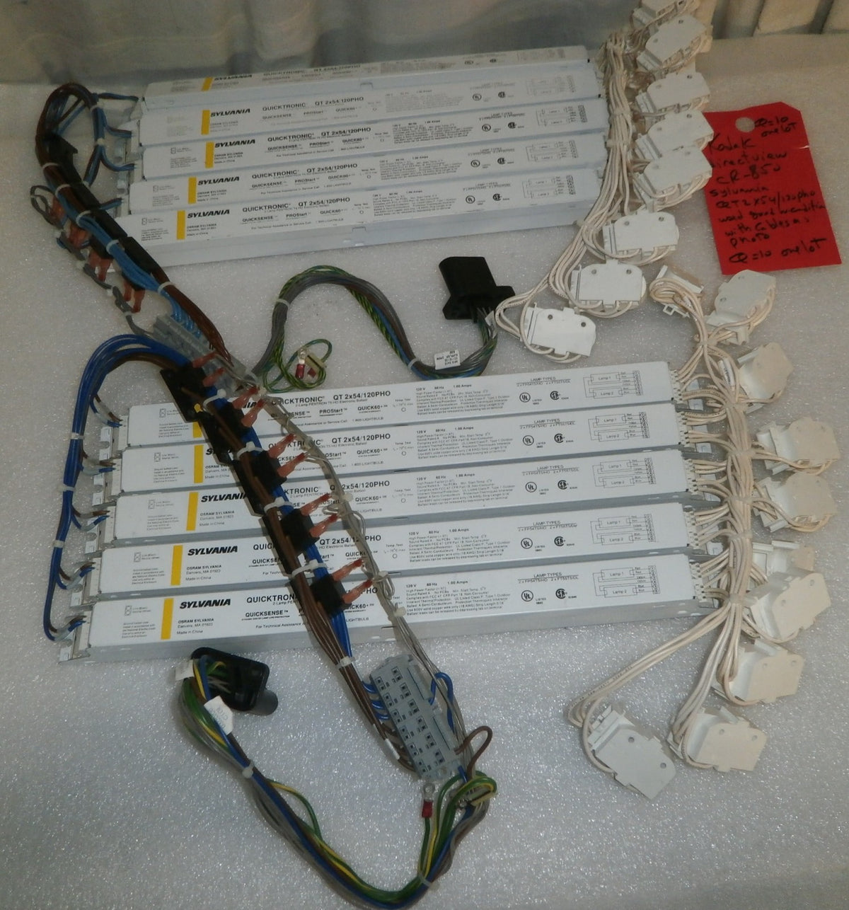 SYLVANIA QT2X54-120PHO WITH CABLES AND CONNECTION FROM KODAK DIRECT VIEW C