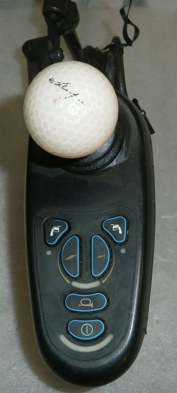 QUICKIE XPERIENCE WHEELCHAIR JOYSTICK D50680.01 WITH SWING AWAY ARM GOOD