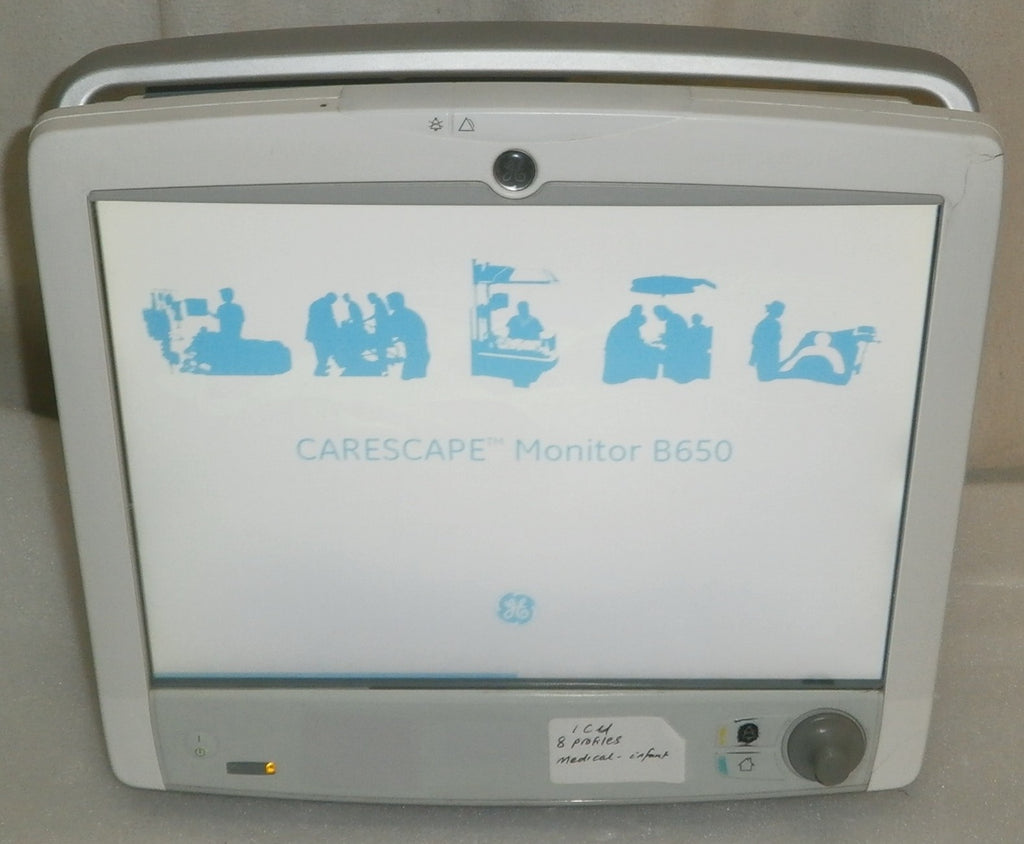 GE Healthcare CARESCAPE B650 Monitor 6ICU 6NIC
