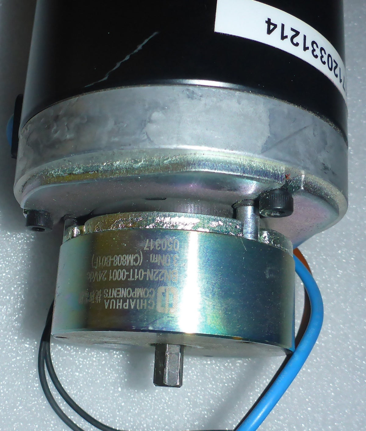 2017 BRUNO STAIR LIFT MOTOR TYPE TW30-1-060-VW-DG-PMDC-41.5 WITH BOLTS S PHOTO