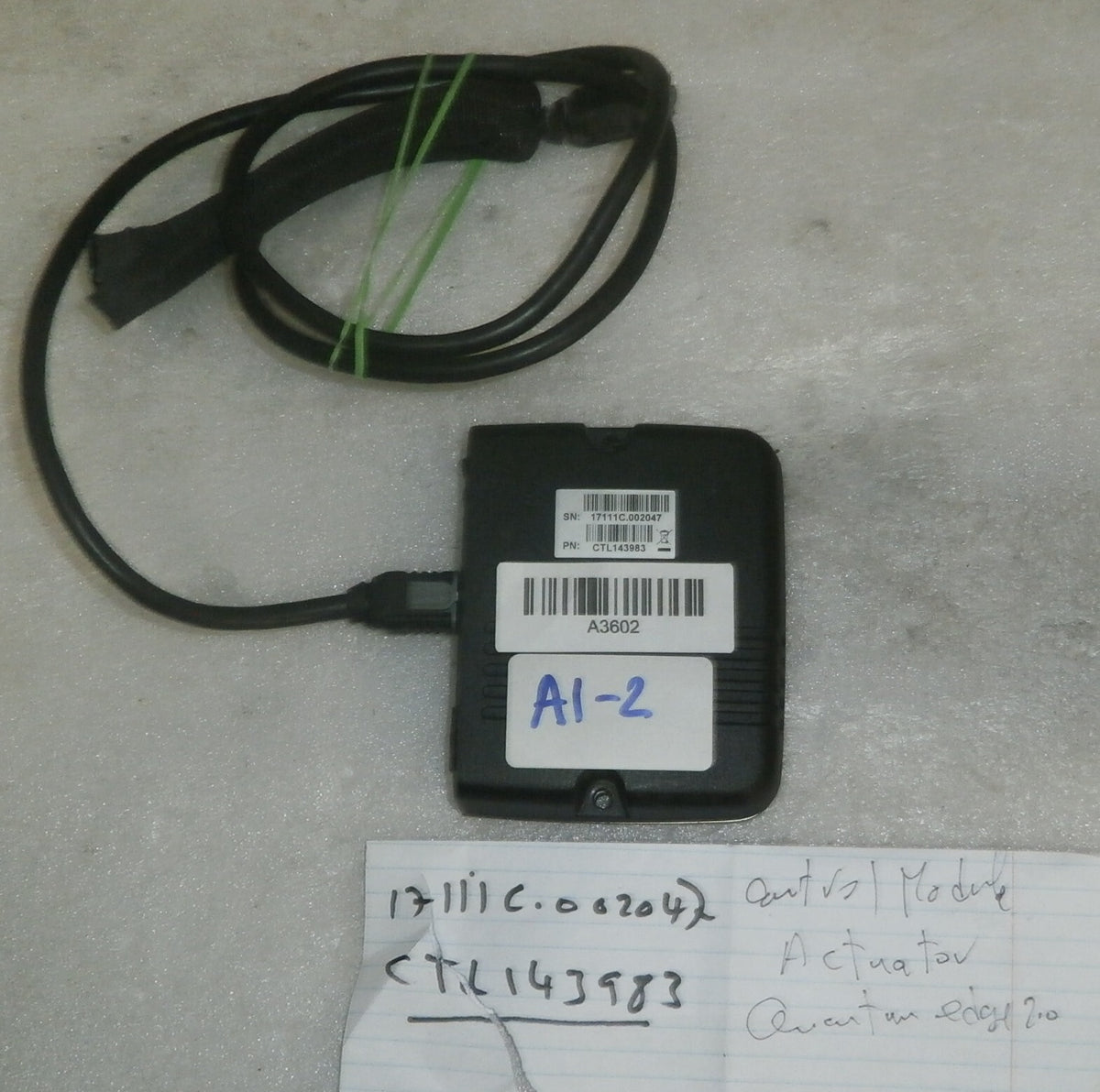 QUANTUM CONTROL MODULE 1765-1009 PT. CTL143983