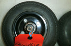TWO QUICKIE 1450 POWER WHEELCHAIR WHEELS PRIMO DUROTRAP 2.80/2.50-4