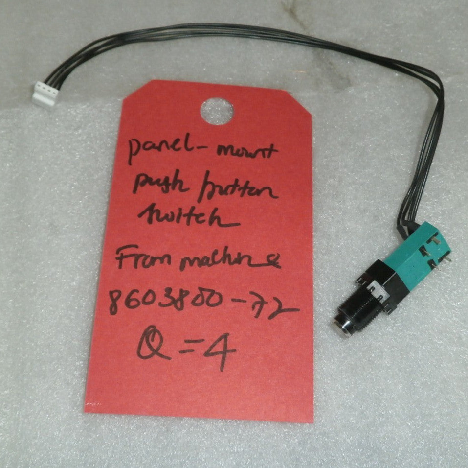 PANEL MOUNT PUSH BUTTON FROM MACHINE 8603800-77