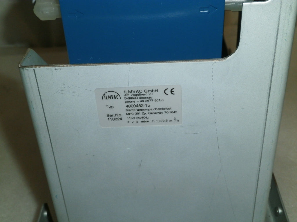 WELCH ILMVAC TYPE 4000482-13 W/ MOTOR AC 1 PHASE 22336301 X 0040 0.24 HP