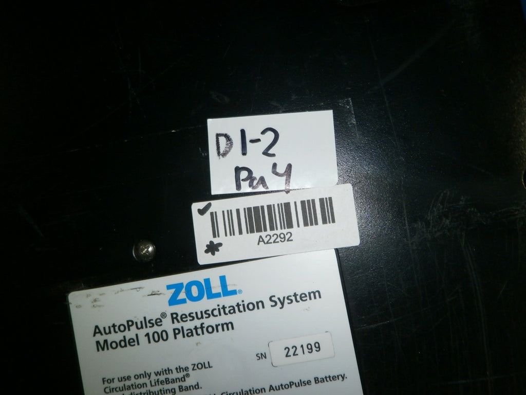 Zoll AutoPulse 100 Resuscitation System No Battery Included