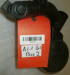 SET OF 2 QUANTUM Q6 EDGE CASTERS WITH FRAME AND ABSORBER GOOD AS PICTURES