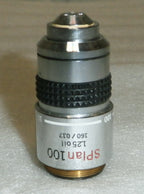 Olympus SPlan 100X 1.25 Oil 160/0.17 116672 Microscope Objective