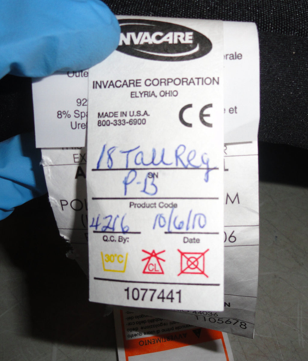 INVACARE PERSONAL 10 WHEELCHAIR BACK WITH 18 INCH WIDTH -NO ACCESS NEW COND
