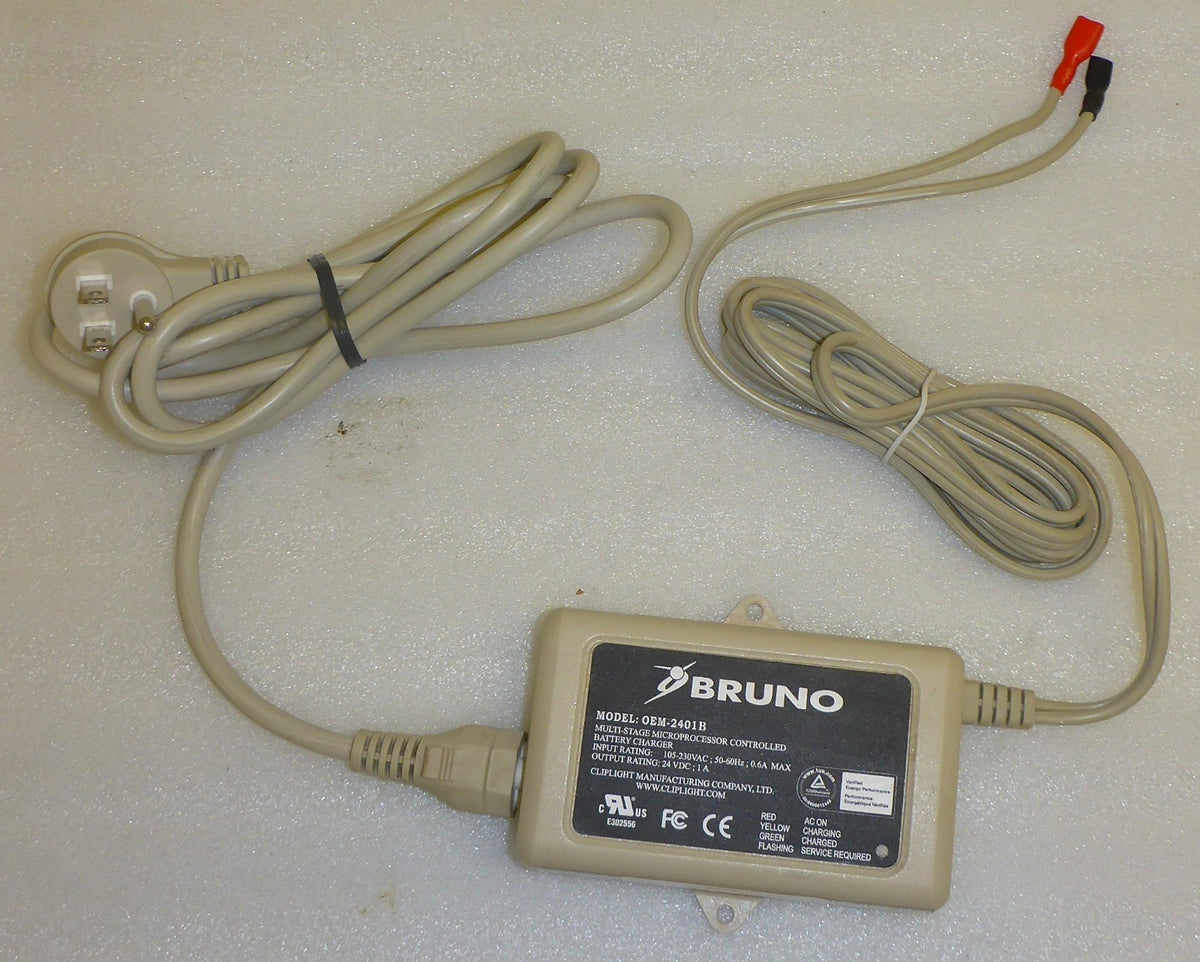BRUNO STAIR LIFT SRE-3050 ORIGINAL BATTERY CHARGER Model OEM-2401B