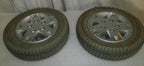 QUANTUM Q6 EDGE WHEELCHAIR WHEELS POWERTRAX 3.00-8 SOLID USED GOOD CONDITION